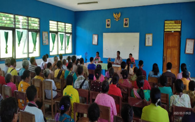 Untuk Kelancaran Ujian Sekolah, SMAN 1 AFATAR Gelar Rapat Bersama Orang Tua Peserta Didik