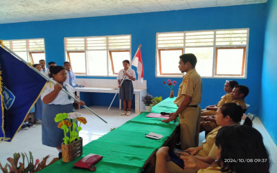 Pelantikan Pengurus OSIS SMA Negeri 1 Amfoang Utara Periode 2024/2025 Berlangsung Meriah